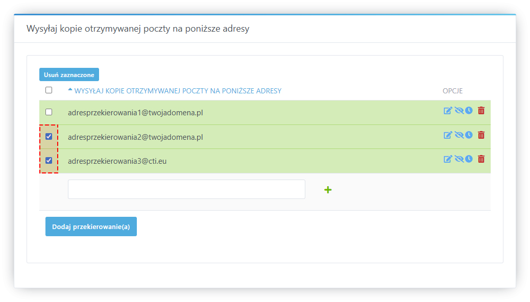 Jak skonfigurować przekierowanie poczty na inny adres e-mail?