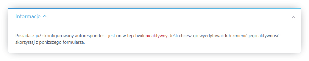 Jak włączyć autoresponder (automatyczną odpowiedź)?
